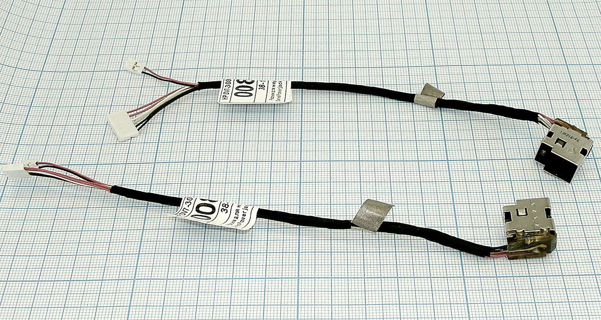 Разъем питания для HP Paviloin DV7-2000 DV7-3000 6pin+2pin с кабелем